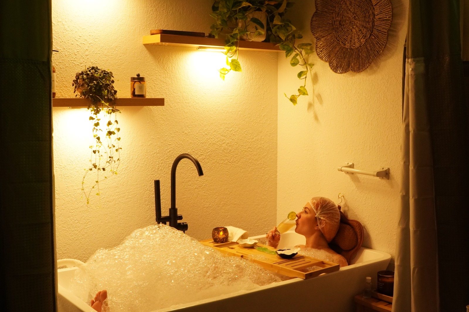 Aromatic bubble soak